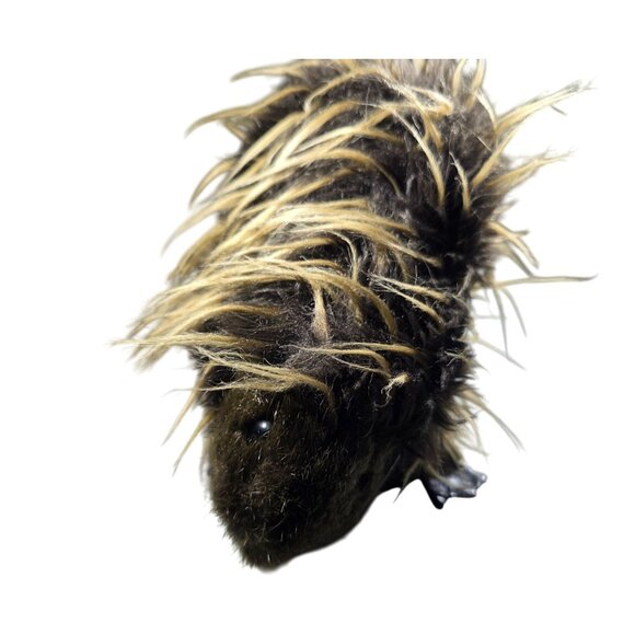 Folkmanis Porcupine Hand Puppet Plush Toy Brown stuffed animal pretend play - Picture 1 of 6